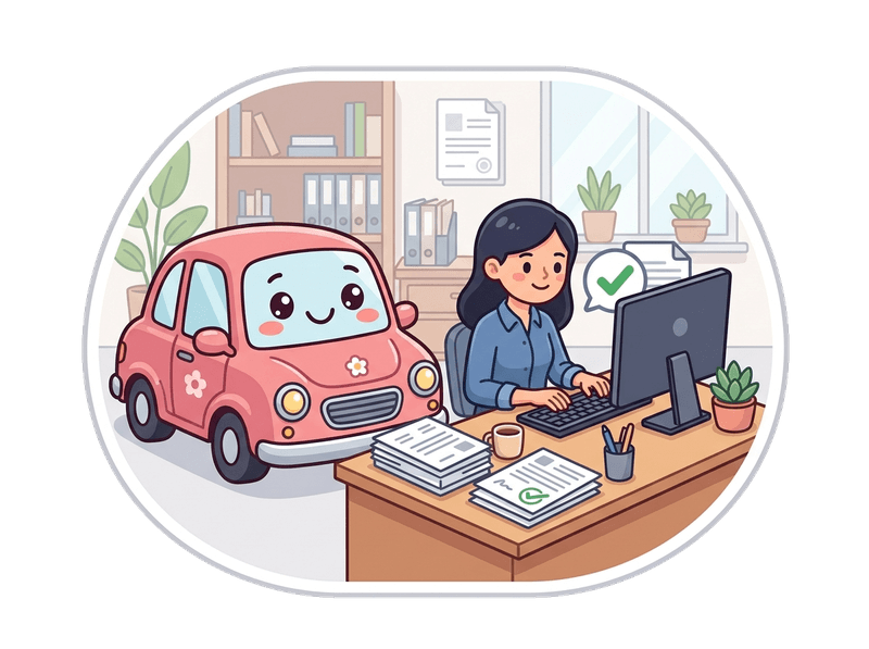 Illustration of dvla notification service service by Scrap Car SW4 Clapham